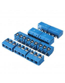 10pcs 5mm KF-301 3 Pin PCB Mount Block Screw Terminal NF Connector