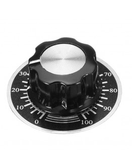 10 Sets MF-A03 Bakelite Potentiometer Knob Cap Hat + 0-100 Digital Dial Scale Plate